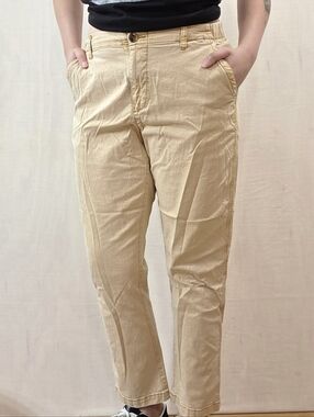 Old Navy "Sunflower Gold" Easy Chino Pants Large|Casual Relaxed Khaki